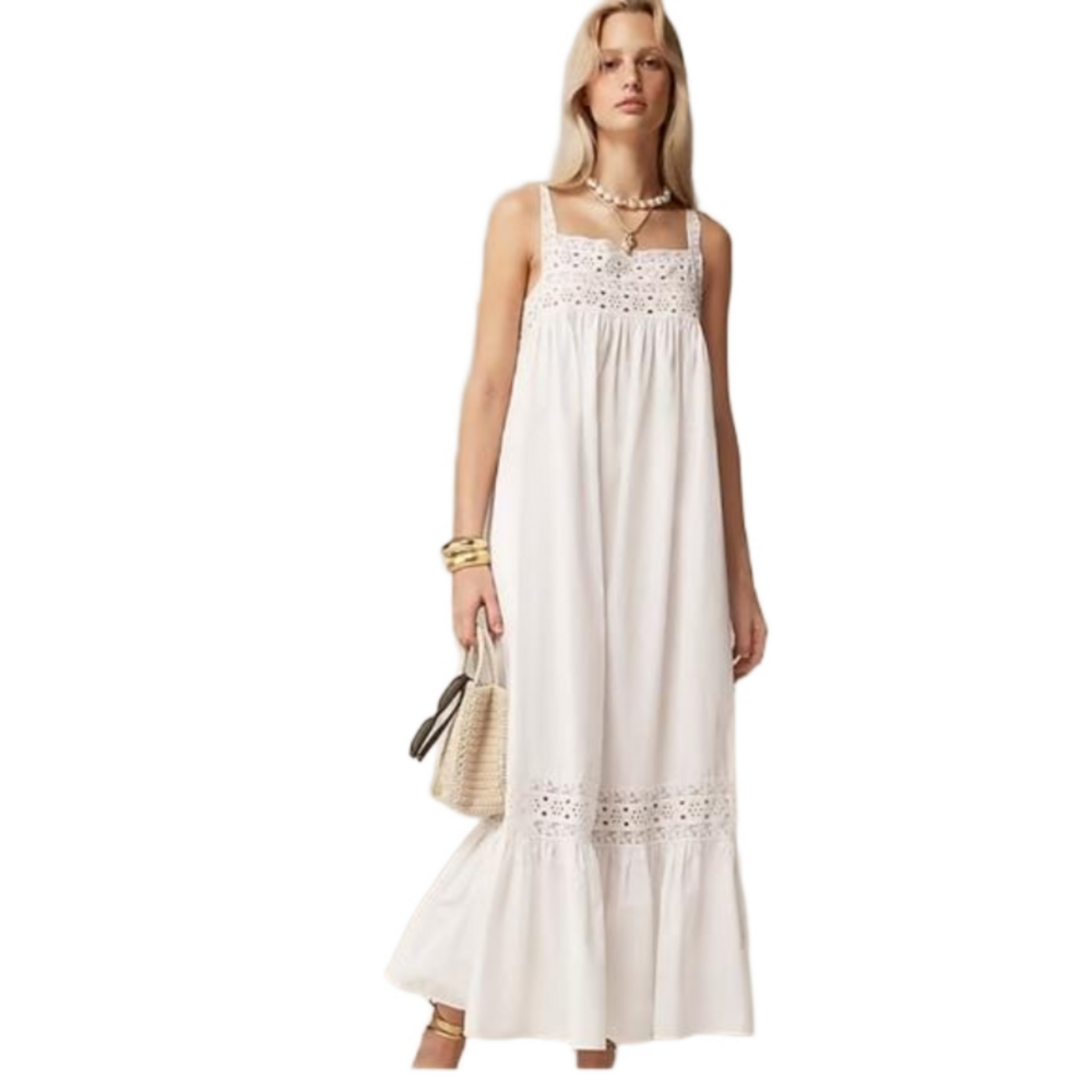 J Crew Athena dress in cotton poplin| NWT |Sz XS